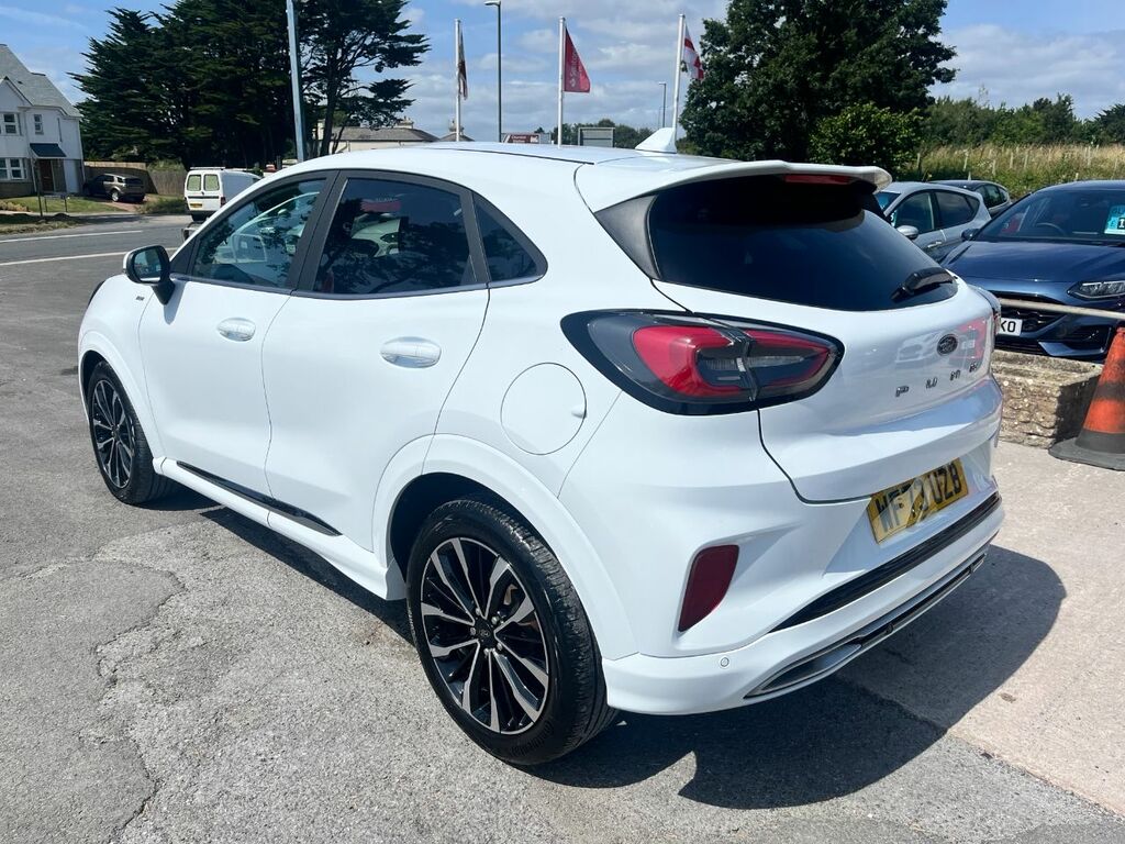 Ford Puma 1.0 Ecoboost Hybrid Mhev St-line Vignale Navigatio WF73UZB White #5
