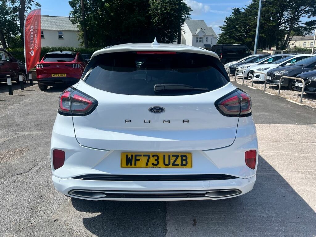 Ford Puma 1.0 Ecoboost Hybrid Mhev St-line Vignale Navigatio WF73UZB White #4