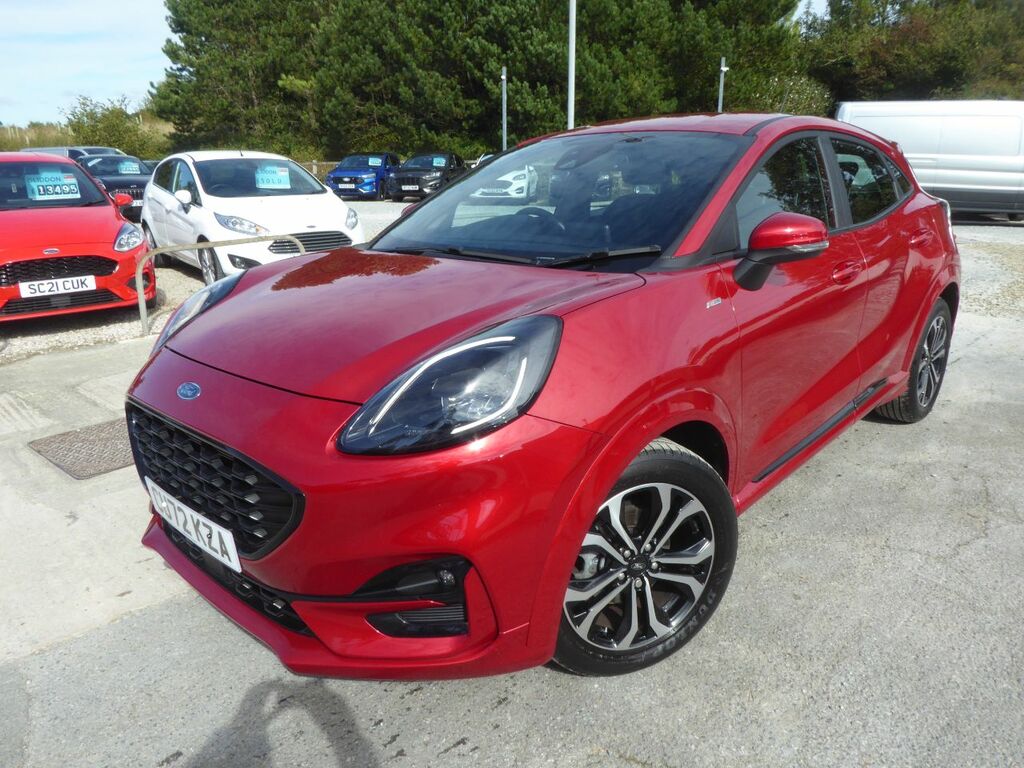 Ford Puma 1.0 Ecoboost Hybrid Mhev St-line Navigation 125 Ps CU72KZA Red #5