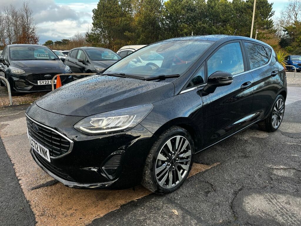 Ford Fiesta 1.0 Ecoboost Mhev Titanium X Navigation 125 Ps Aut LC72VNK Black #6