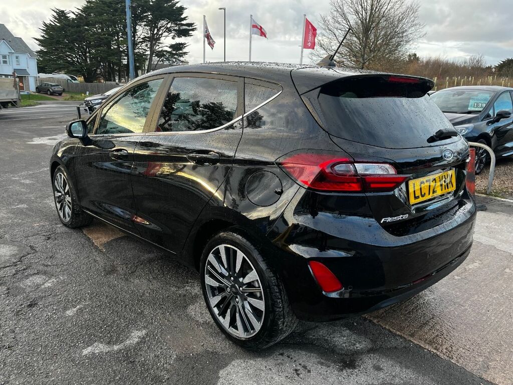 Ford Fiesta 1.0 Ecoboost Mhev Titanium X Navigation 125 Ps Aut LC72VNK Black #4