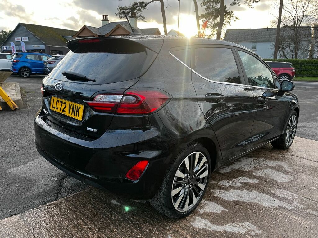 Ford Fiesta 1.0 Ecoboost Mhev Titanium X Navigation 125 Ps Aut LC72VNK Black #2