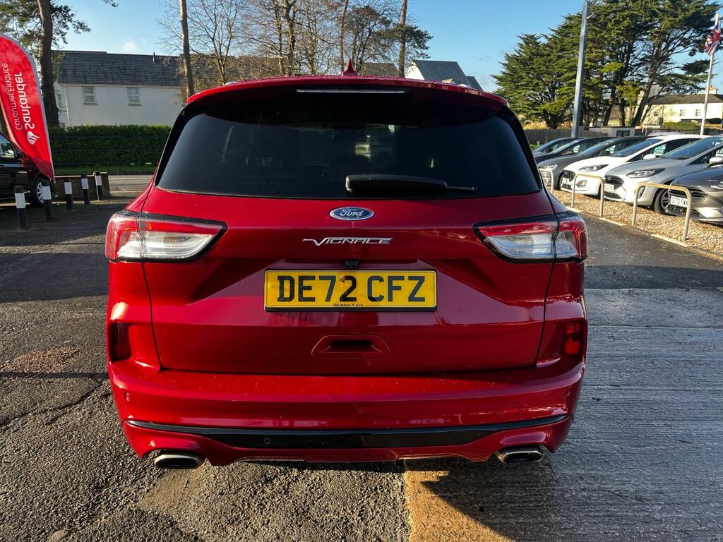 Ford Kuga 2.5 Phev Vignale Navigation 225 Ps 1 Owner From Ne DE72CFZ Red #3