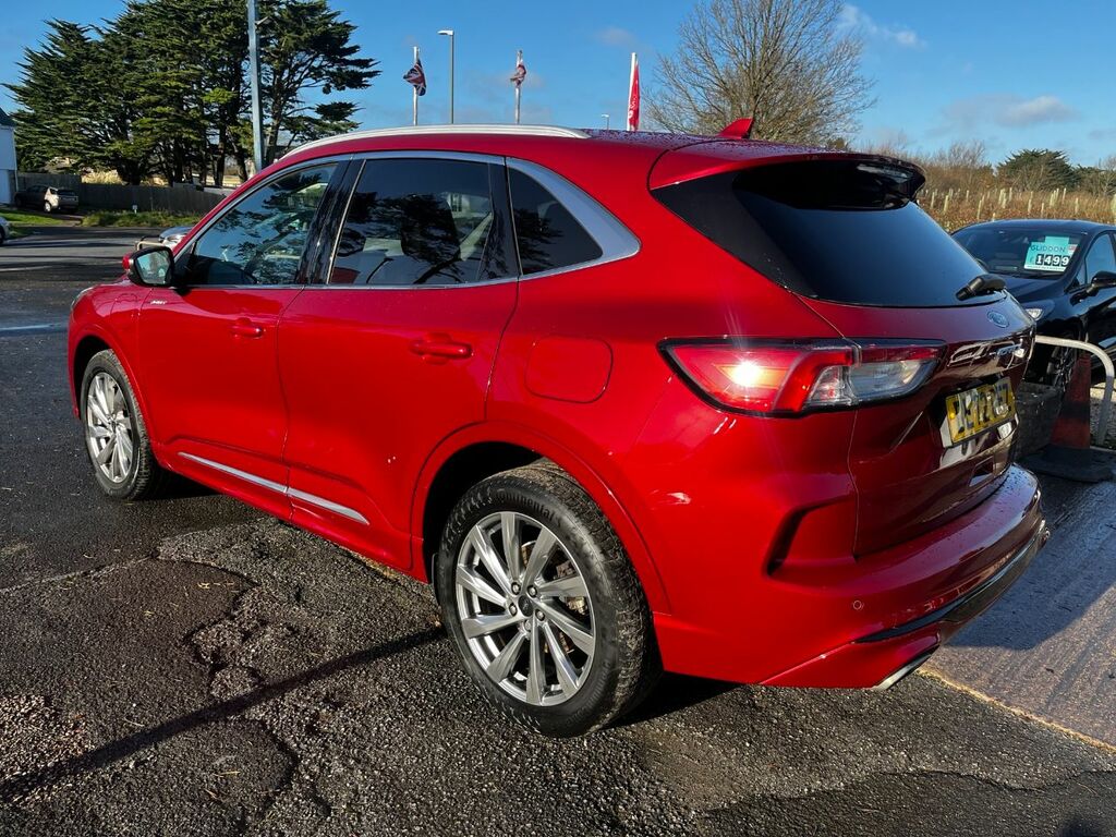 Ford Kuga 2.5 Phev Vignale Navigation 225 Ps 1 Owner From Ne DE72CFZ Red #4