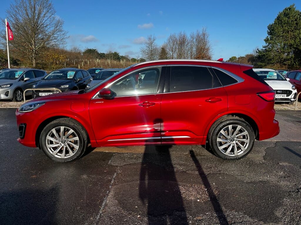 Ford Kuga 2.5 Phev Vignale Navigation 225 Ps 1 Owner From Ne DE72CFZ Red #5
