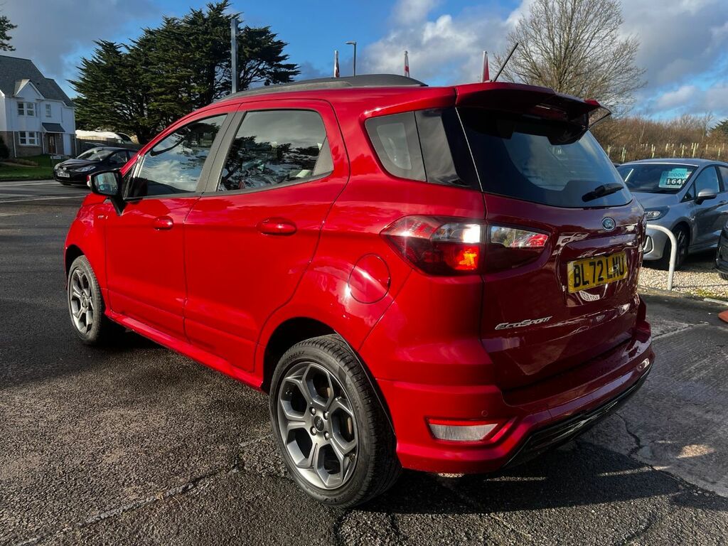 Ford Ecosport 1.0 Ecoboost St-line Navigation 125 Ps 1 Owner Fro BL72LMU Red #4