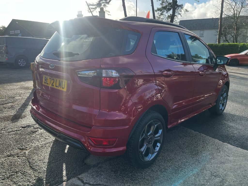 Ford Ecosport 1.0 Ecoboost St-line Navigation 125 Ps 1 Owner Fro BL72LMU Red #2