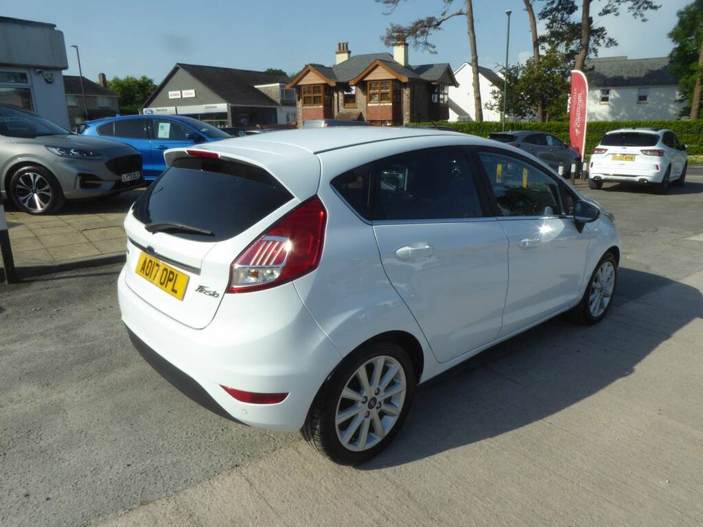 Ford Fiesta 1.0 Ecoboost Titanium 100 Ps 2 Owners From New AO17OPL White #3