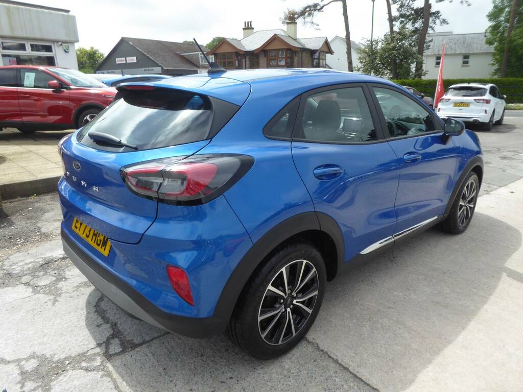 Ford Puma 1.0 Ecoboost Hybrid Mhev Titanium Navigation 125 P EY73HGM Blue #2