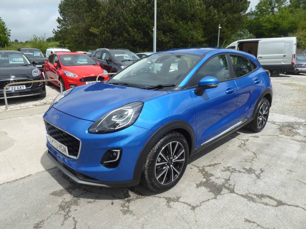 Ford Puma 1.0 Ecoboost Hybrid Mhev Titanium Navigation 125 P EY73HGM Blue #6