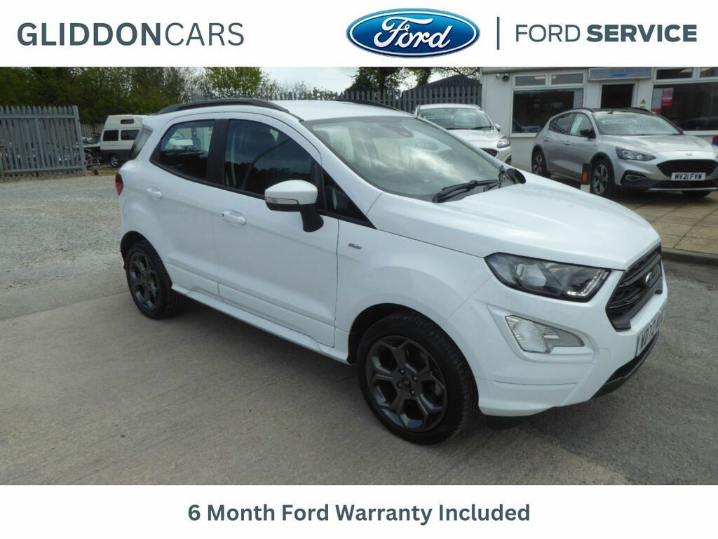 Ford Ecosport 1.0 Ecoboost St-line Navigation 125 Ps 1 Owner Fro White