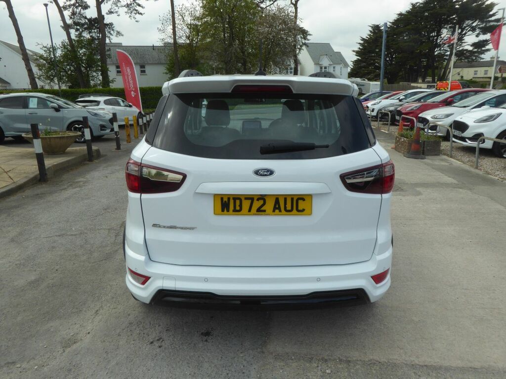 Ford Ecosport 1.0 Ecoboost St-line Navigation 125 Ps 1 Owner Fro WD72AUC White #4