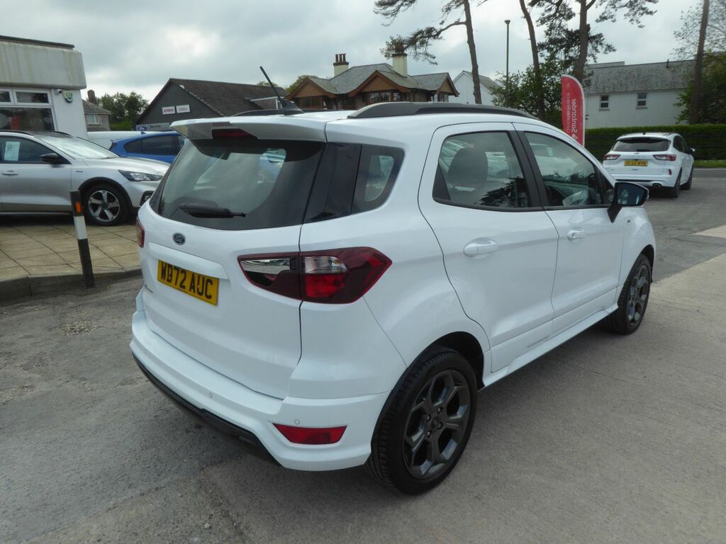Ford Ecosport 1.0 Ecoboost St-line Navigation 125 Ps 1 Owner Fro WD72AUC White #3