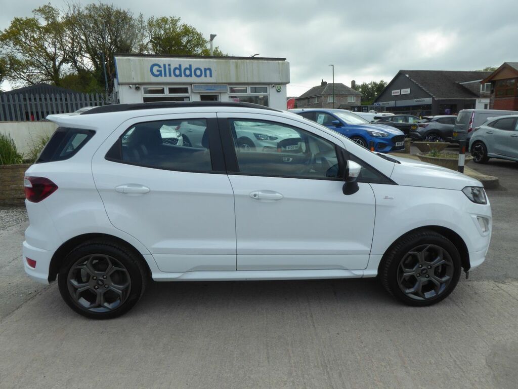 Ford Ecosport 1.0 Ecoboost St-line Navigation 125 Ps 1 Owner Fro WD72AUC White #2