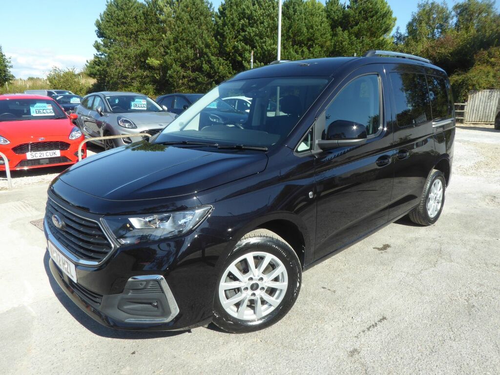 Ford Tourneo Connect 2.0 Ecoblue Titanium Navigation 122 Ps 1 Owner Fro Black #4