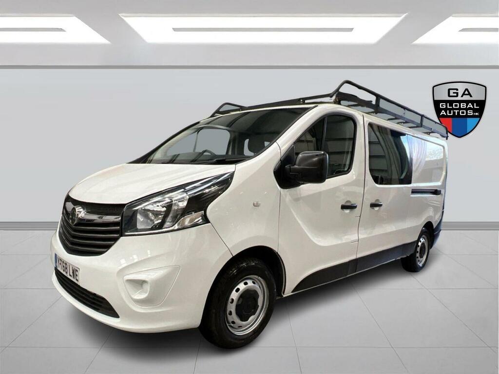 Vauxhall Vivaro Combi Van 1.6 Cdti 2900 Crew Van L2 H1 Euro 6 White