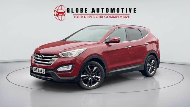 Hyundai Santa Fe 2013 2.2 Crdi Premium Se 4Wd Euro 5 7 Se Red #3