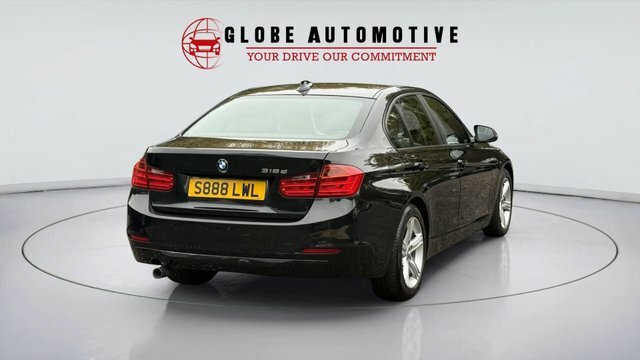 BMW 3 Series 2012 2.0 318D Se Saloon Euro 5 S S888LWL Black #5
