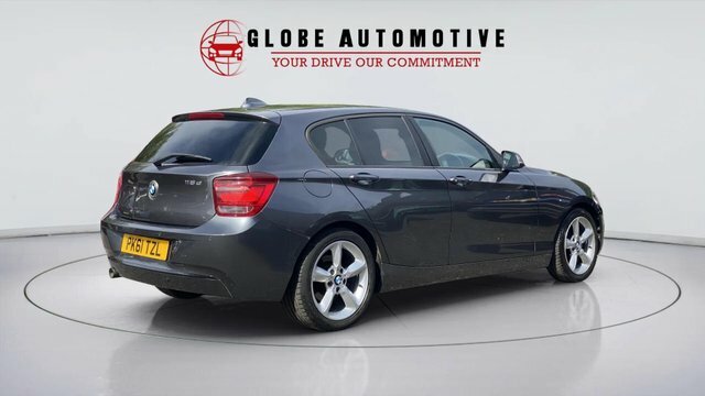 BMW 1 Series 2011 2.0 118D Sport Euro 5 Ss PK61TZL Grey #6