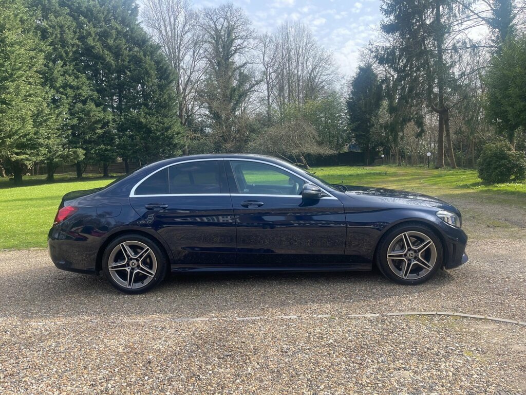 Mercedes-Benz C Class 2.0 C300d Amg Line Premium Saloon G-t KT19ODE Blue #3