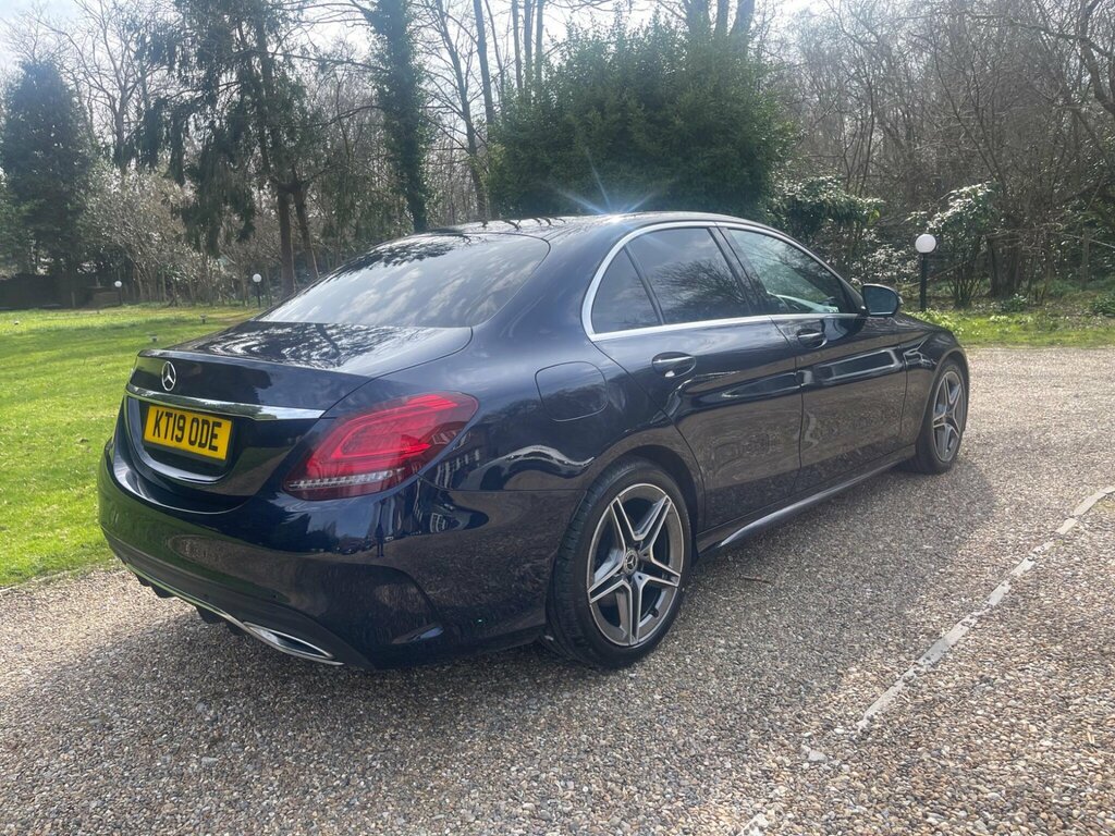 Mercedes-Benz C Class 2.0 C300d Amg Line Premium Saloon G-t KT19ODE Blue #5