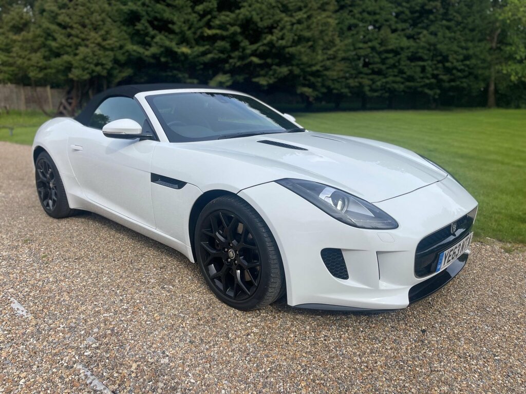 Jaguar F-Type 3.0 V6 Convertible Euro 5 Ss 3 White #5