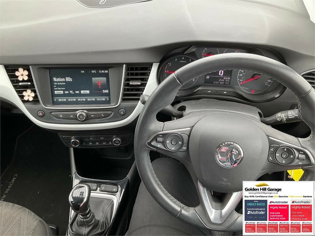 Vauxhall Crossland X Hatchback 1.2 Griffin GL69PUO Black #5
