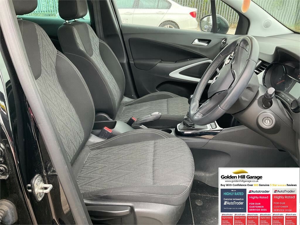 Vauxhall Crossland X Hatchback 1.2 Griffin GL69PUO Black #4