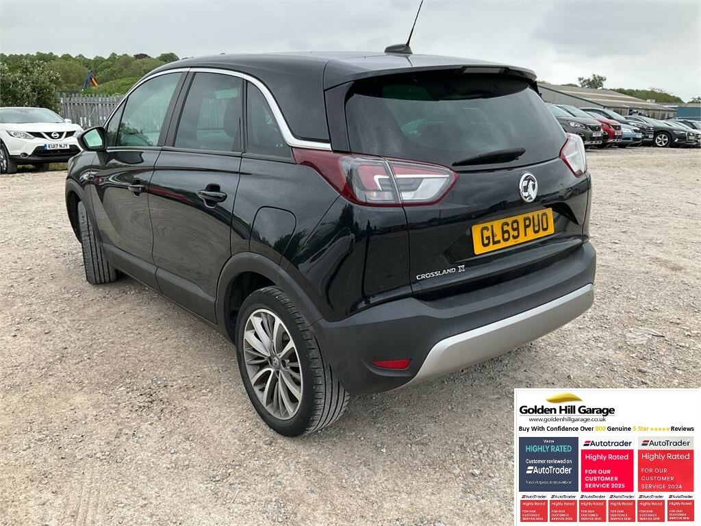 Vauxhall Crossland X Hatchback 1.2 Griffin GL69PUO Black #3