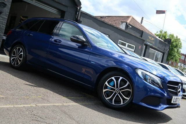 Mercedes-Benz C Class 2017 2.0 C350e 6.4Kwh Sport Estate Plug LO17AFF Blue #2