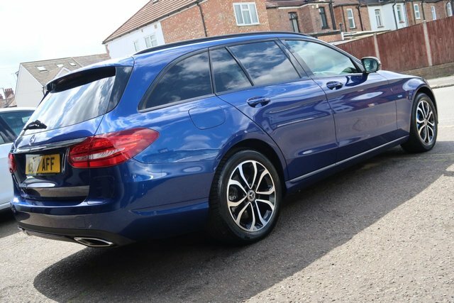 Mercedes-Benz C Class 2017 2.0 C350e 6.4Kwh Sport Estate Plug LO17AFF Blue #3