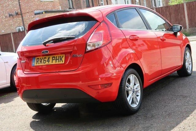 Ford Fiesta 2014 1.0T Ecoboost Zetec Hatchback Powe Red #4