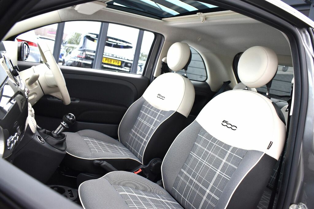 Fiat 500 0.9 Twinair Lounge Hatchback Eur WU65RYK Grey #4