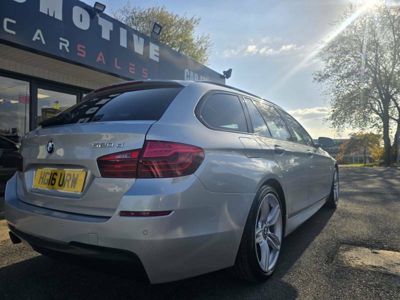 BMW 5 Series 2.0 520D M Sport Touring Euro 6 Ss - 2 HG16URW Silver #5