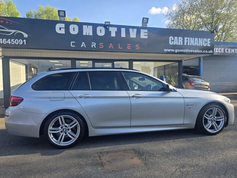 BMW 5 Series 2.0 520D M Sport Touring Euro 6 Ss - 2 HG16URW Silver #3