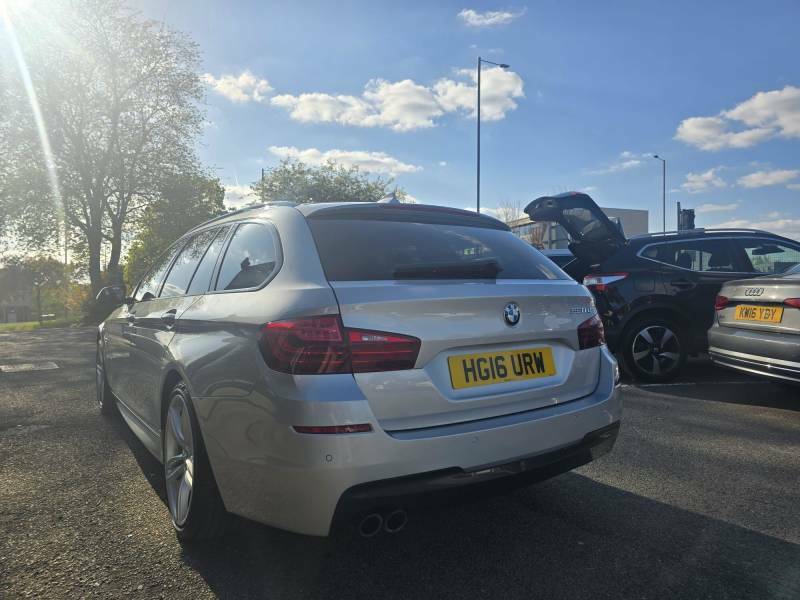 BMW 5 Series 2.0 520D M Sport Touring Euro 6 Ss - 2 HG16URW Silver #6