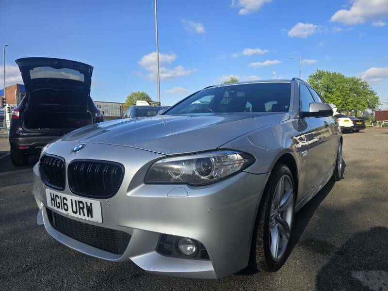 BMW 5 Series 2.0 520D M Sport Touring Euro 6 Ss - 2 HG16URW Silver #2