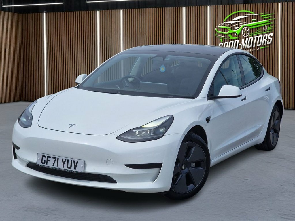 Tesla Model 3 Saloon GF71YUV White #5