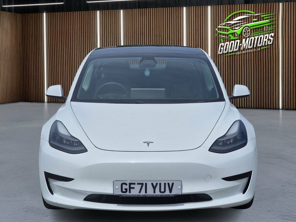 Tesla Model 3 Saloon GF71YUV White #3