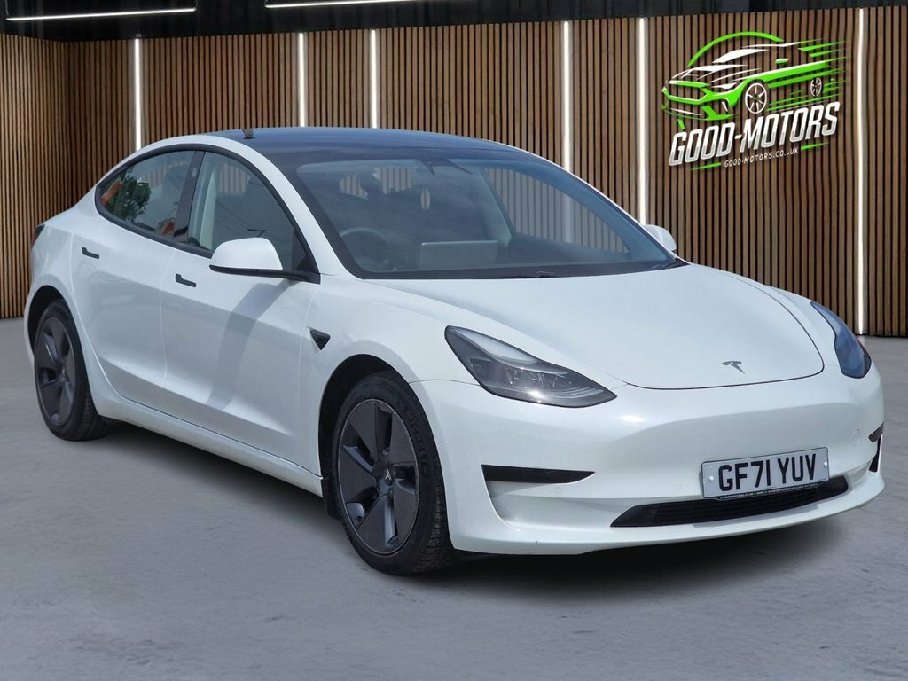 Tesla Model 3 Saloon GF71YUV White #2