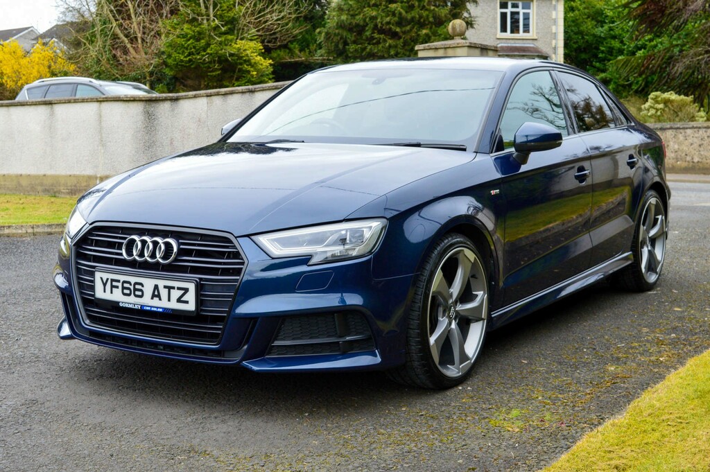Audi A3 S Line Tdi YF66ATZ Blue #3