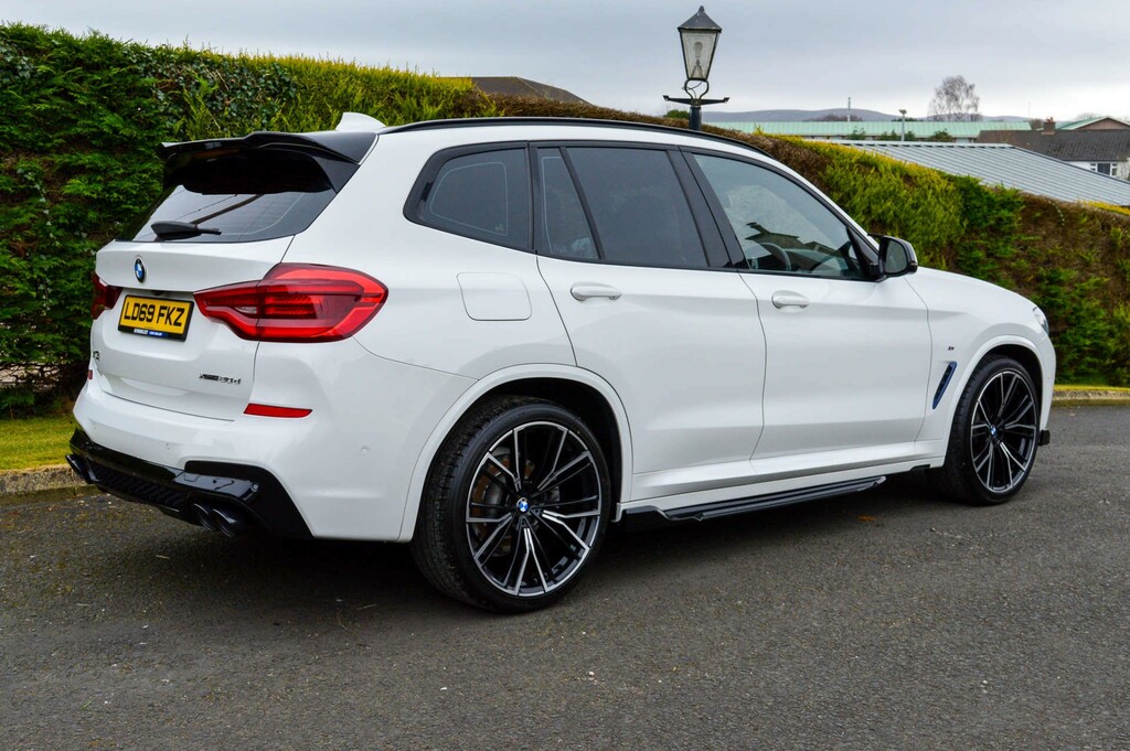 BMW X3 Xdrive 20D M Sport 4Wd LD69FKZ White #5