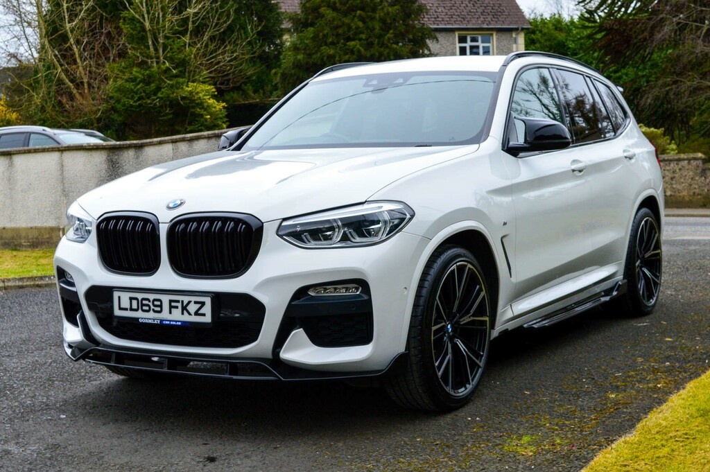 BMW X3 Xdrive 20D M Sport 4Wd LD69FKZ White #3
