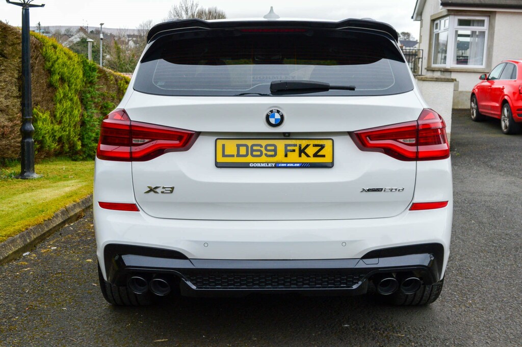 BMW X3 Xdrive 20D M Sport 4Wd LD69FKZ White #6
