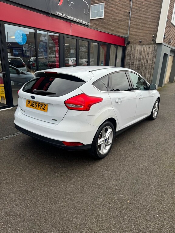 Ford Focus 1.0T Ecoboost Zetec Euro 6 Ss PJ66PKZ White #2