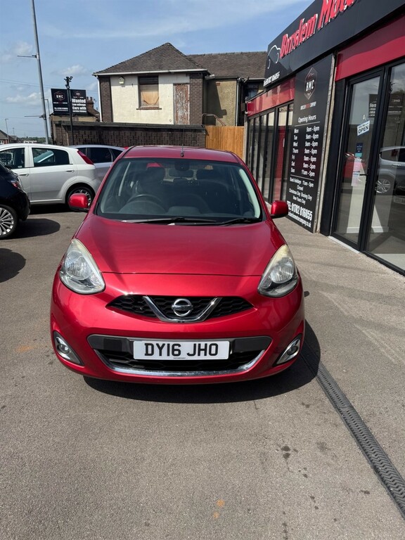Nissan Micra 1.2 Acenta Euro 6 DY16JHO Red #6