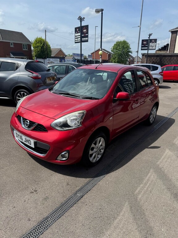 Nissan Micra 1.2 Acenta Euro 6 DY16JHO Red #5