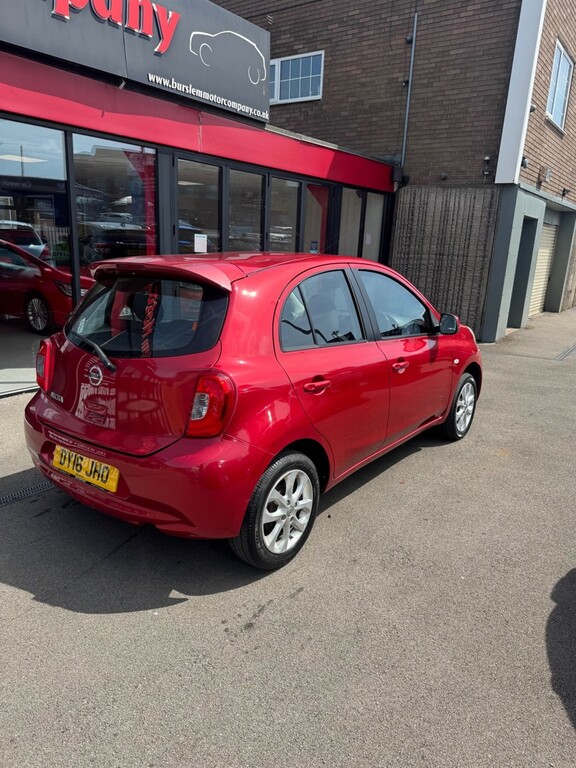 Nissan Micra 1.2 Acenta Euro 6 DY16JHO Red #2