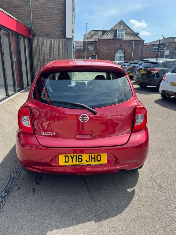 Nissan Micra 1.2 Acenta Euro 6 DY16JHO Red #3