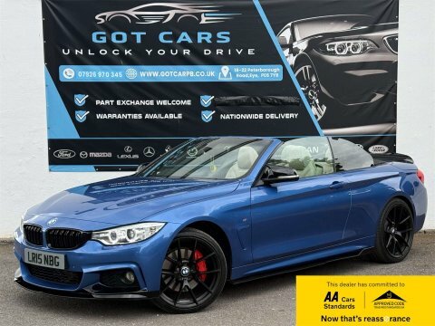 BMW 4 Series 3.0 435D M Blue